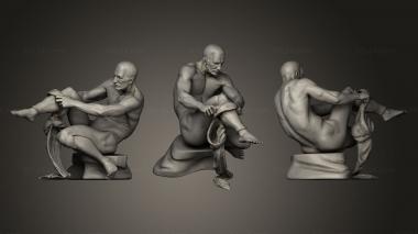 Figurines of people Warrior 18 3d model